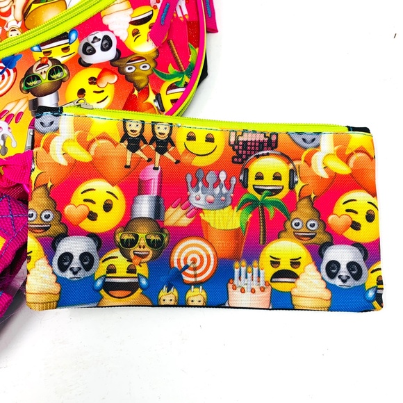 Emoji School Backpack Travel Backpack - Picture 5 of 8